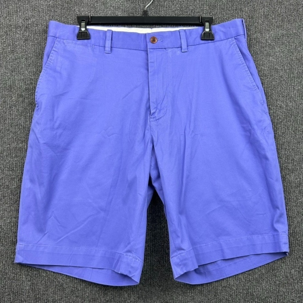 Polo Golf Ralph Lauren Men's 33 Shorts Cotton Twill Stretch Flat Front Purple